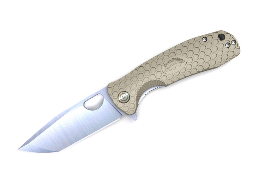 Honey Badger Tanto Flipper Large Green