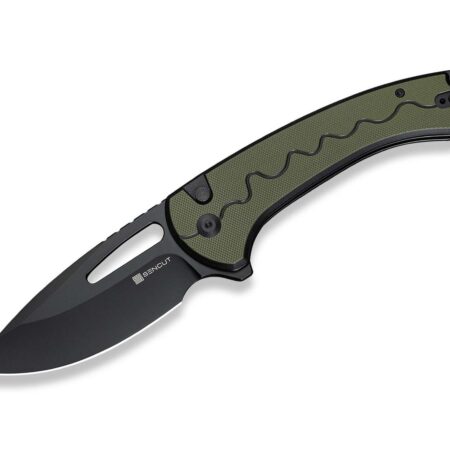 SENCUT Squiggy Green & Black G10